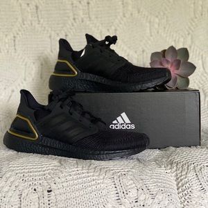 Adidas Men’s black running shoes